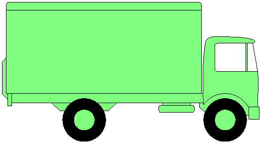 Green Delivery Truck Images Png Images Clipart