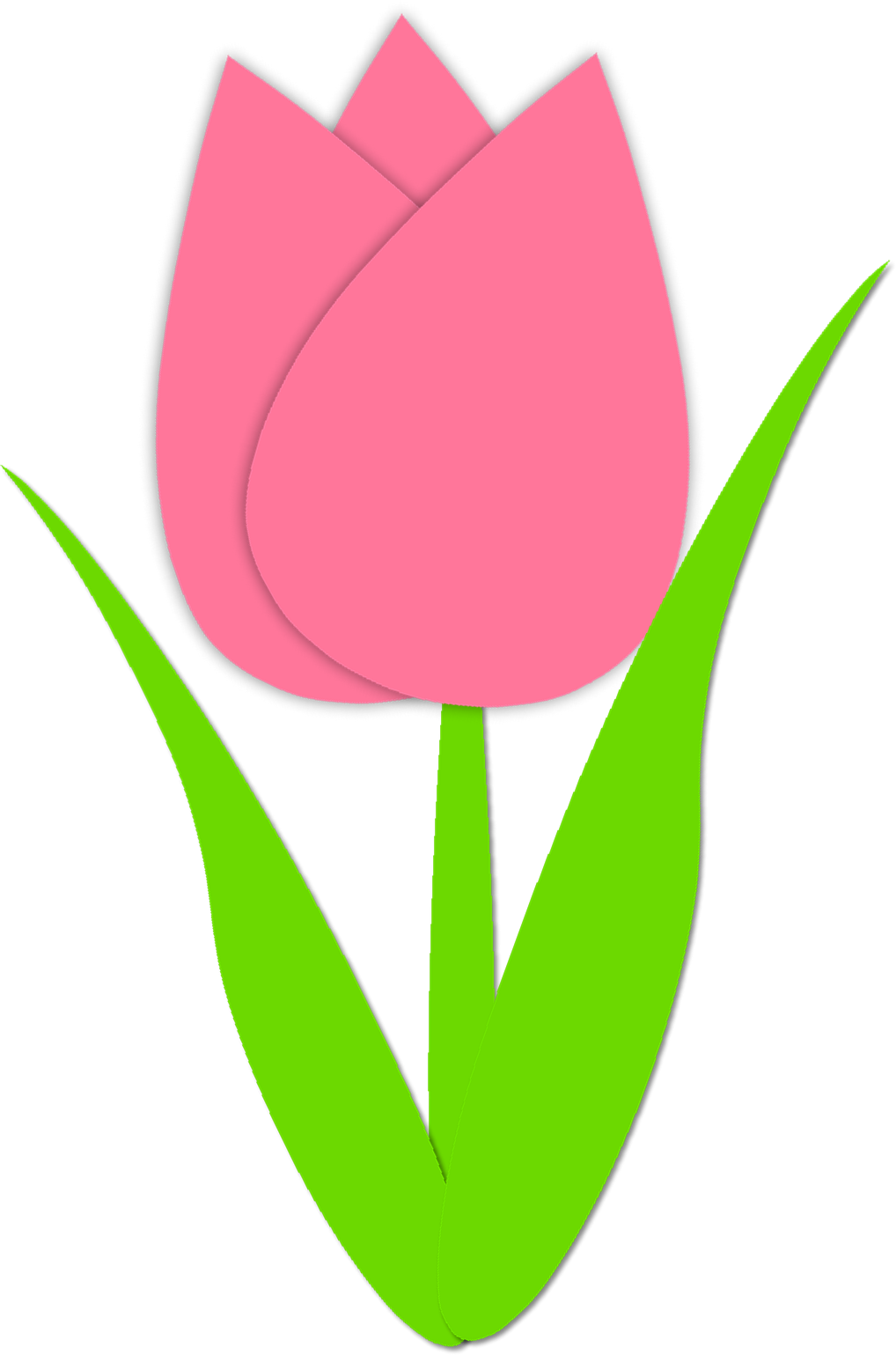 Pink And Yellow Tulip Download Free Download Clipart