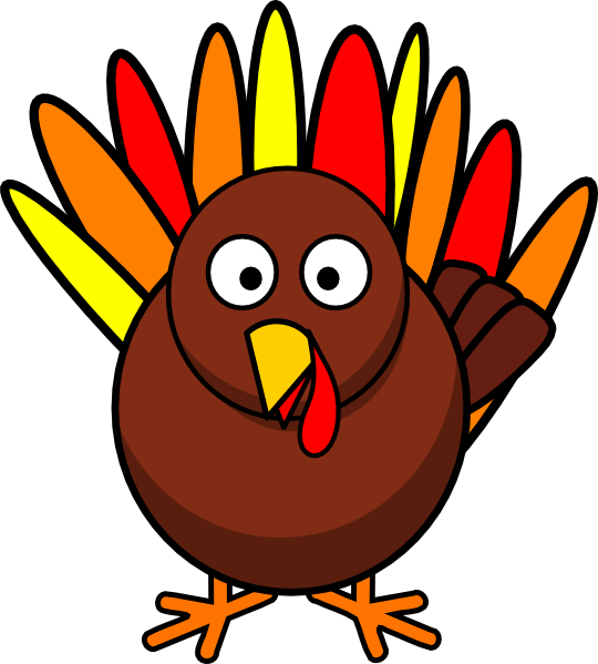 Round Turkey At Vector Clipart Clipart