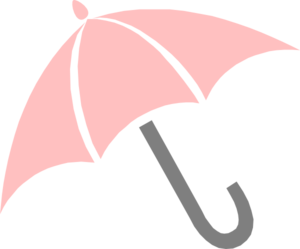 Pink Umbrella At Vector Download Png Clipart
