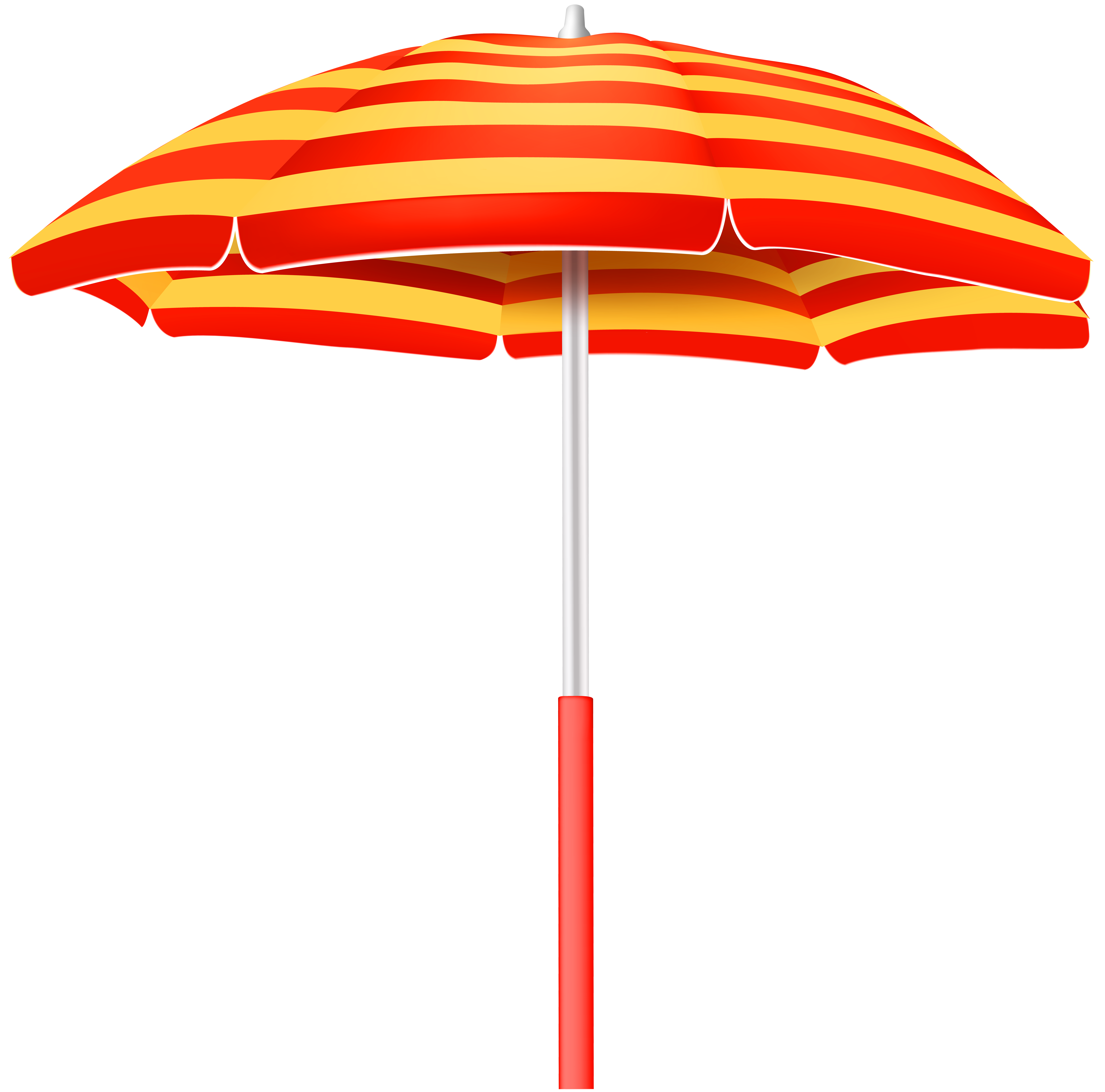 Beach Striped Umbrella Free PNG HQ Clipart