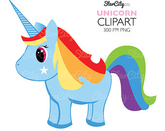 Unicorn Cute Pencil And In Color Unicorn Clipart