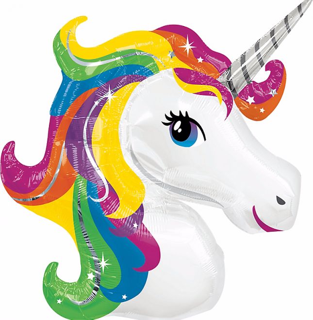Unicorn Rainbow Hair Pencil And In Color Clipart