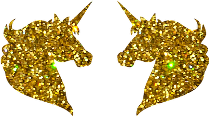 Stencil Letter Symbol Template Unicorn Glitter Clipart
