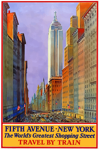 Fifth Avenue Poster Clipart