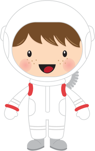 Little Boy Astronaut Clipart