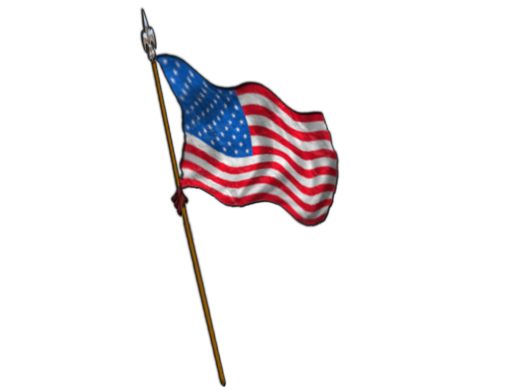Us Flag American Flag Waving Kid Clipart