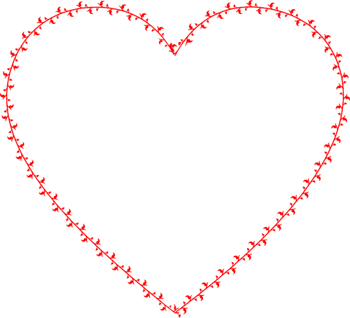 Image Of A Red Heart For Valentine Clipart