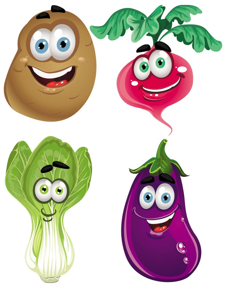 Vegetables Vegetable Of Three Vector In Adobe Clipart