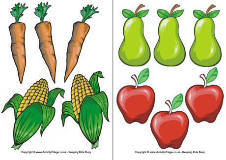 Fruit And Vegetable Printable Transparent Image Clipart