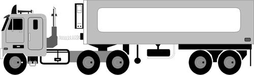 Of Mobile Refuel Container Truck Clipart