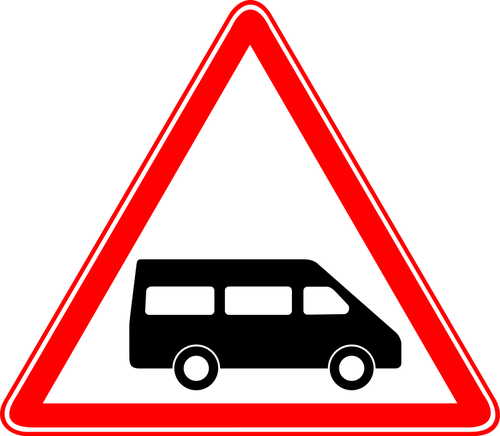 Dollar Van Traffic Sign Clipart