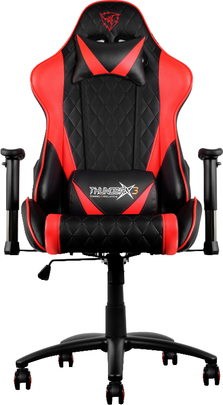 Gaming Thunderx3 Black Gamer Chair Red Clipart