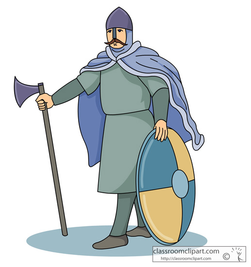 Vikings Viking With Shield Ax Clipart Clipart
