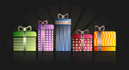 Colorful Gifts Clipart