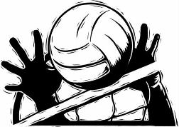 Volleyball Awesome And Volleyball Court Central Clipart