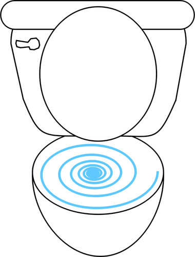 Swirly Toilet Clipart