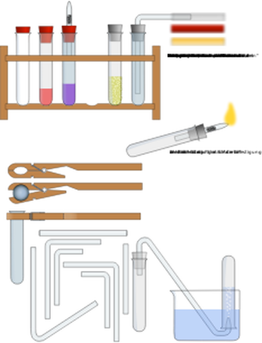 Of Laboratory Equipment Selection Clipart