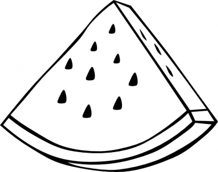 Black And White Watermelon Transparent Image Clipart