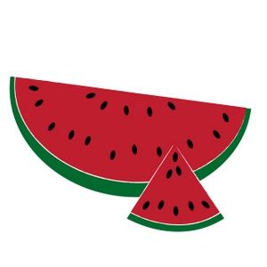 Summer Watermelon Image A Sliced Summer Clipart