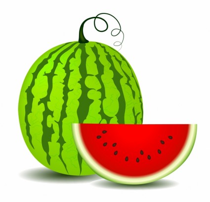 Free Watermelon Vector For Download About 2 Clipart