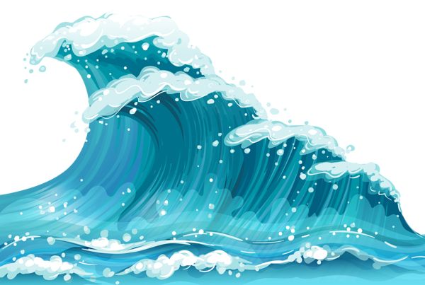 Waves On Ocean Waves And Ocean Clipart