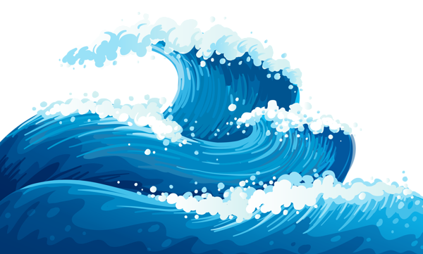 Photos Of Ocean Wave Vector Water Waves Clipart