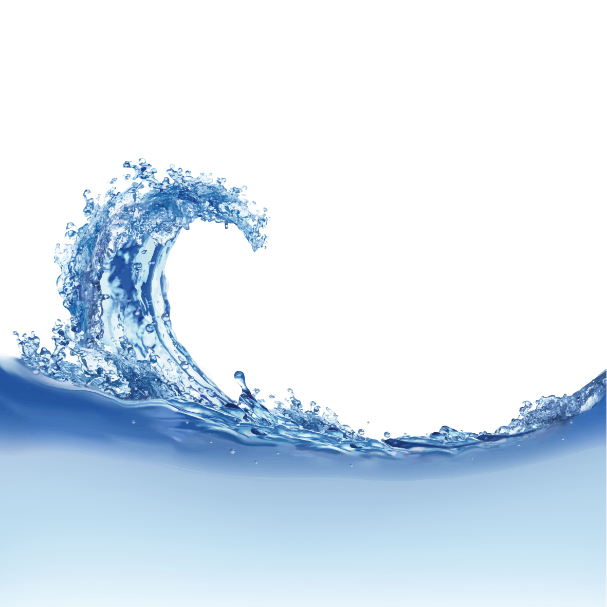 Water Creative Dispersion Vector Waves Wave Wind Clipart