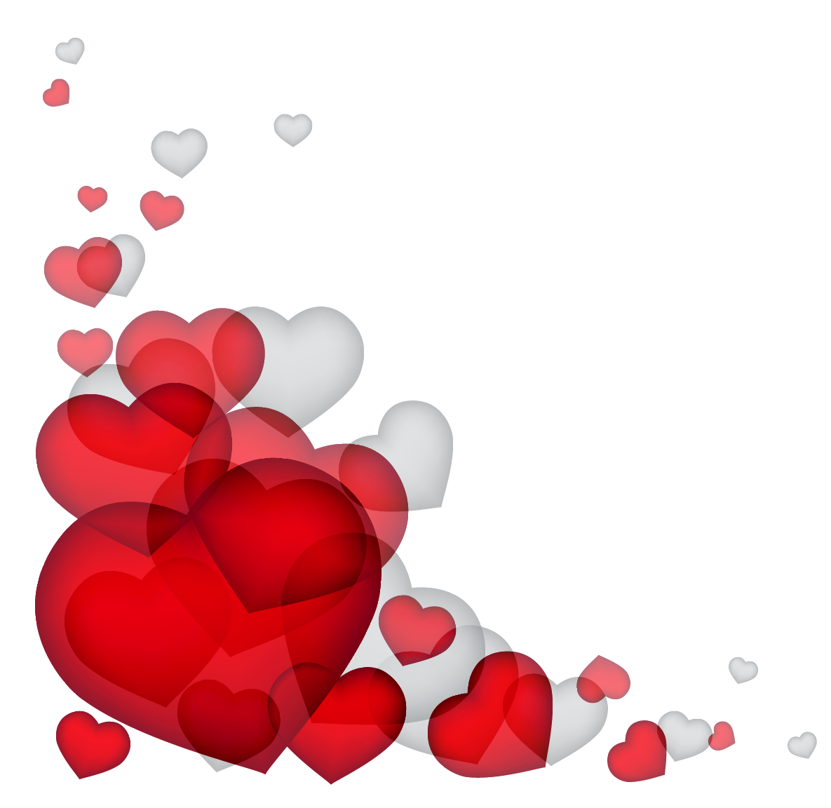 Heart Decor Valentine'S Wedding Transparent Invitation Hearts Clipart