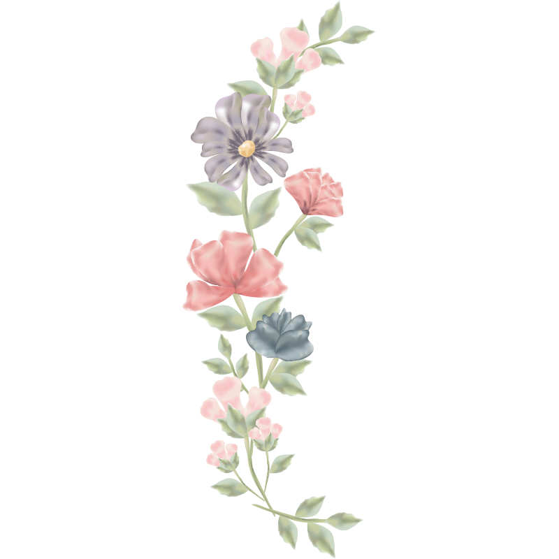 Vector Material Flowers Hand-Painted HQ Image Free PNG Clipart