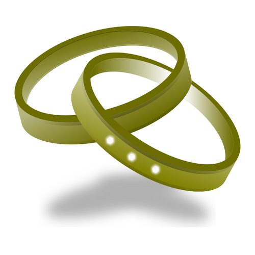 Wedding Rings With Diamonds Clipart