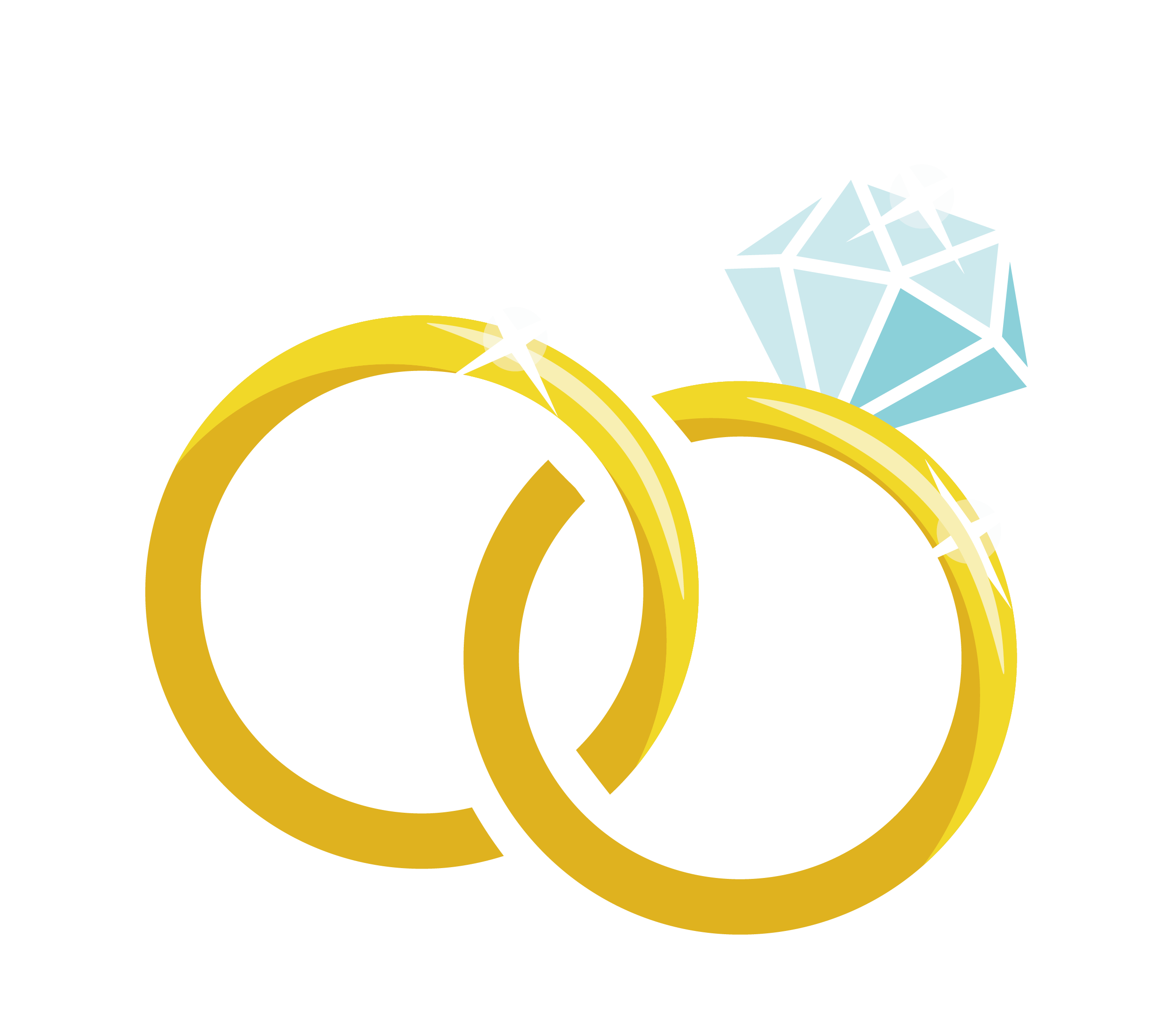 Diamond Material Vector Marriage Wedding Ring Cartoon Clipart