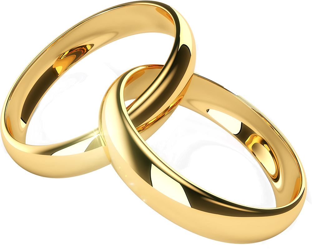 Gold Plain Engagement Rings Wedding Ring Clipart