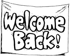 Welcome Back Sign Png Images Clipart