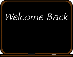 Blackboard Welcome Back Download Png Image Clipart