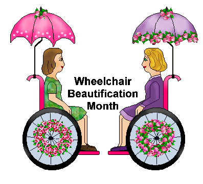 Wheelchair Beautification Month Free Download Png Clipart