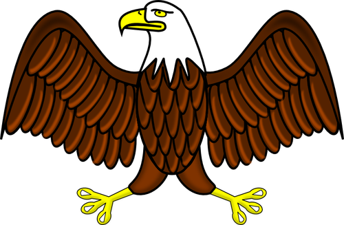Color Bald Eagle Clipart