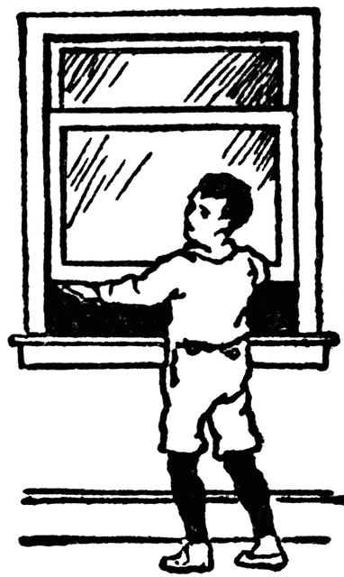 Boy Opening Window Etc Png Image Clipart