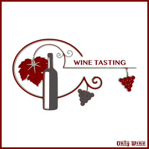 Wine Tasting Poster Clipart