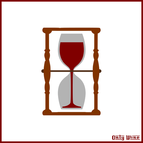 Time And Wine Clipart