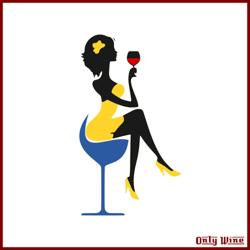 Sipping Wine Clipart