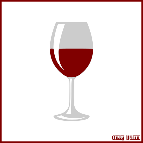Half Wine Glass Clipart