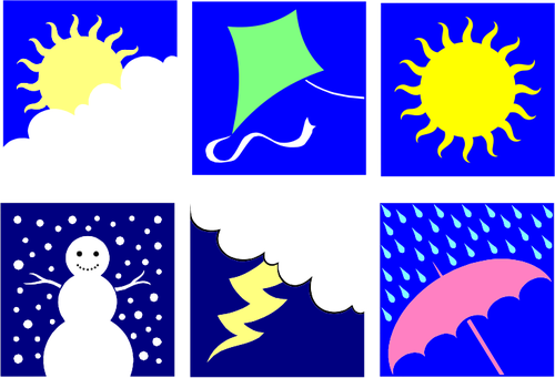 Weather Tiles Clipart