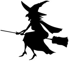 Ideas About Witch Silhouette On Halloween Clipart