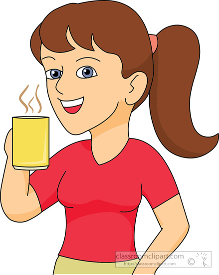 Woman Drinking Hd Image Clipart
