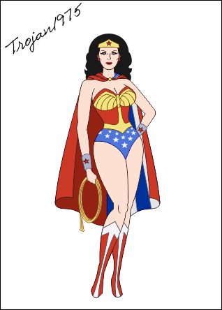 Wonder Woman Cartoon Wonder Woman Cartoon Due Clipart