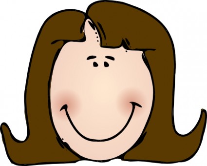 Woman Face Vector For Download About Clipart