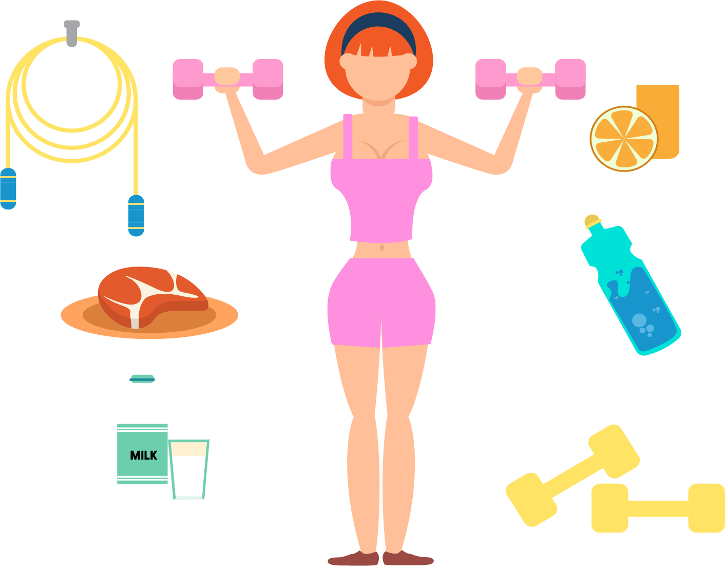 Women Fitness Shaping Exercise Physical Free Download PNG HQ Clipart