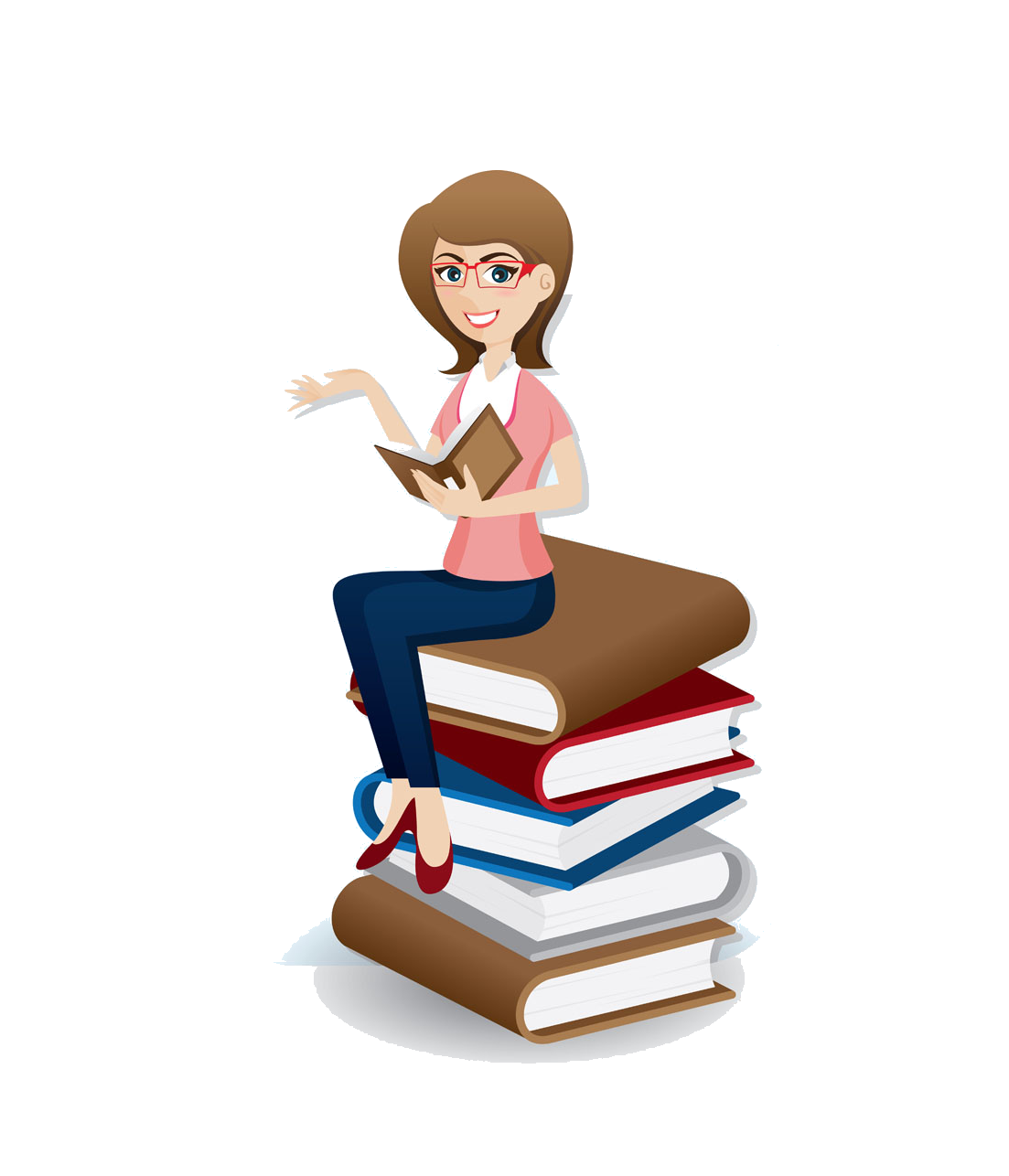 Professional Woman Book Women Free Download PNG HD Clipart