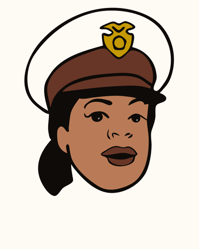 Police Woman With Hat Clipart